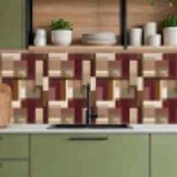 Modern - Geometrie - Kleurrijk keuken achterwand 2 middel 871 -sfeer3
