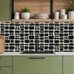 Modern - Organisch - Zwart keuken achterwand 2 middel 871 -sfeer3
