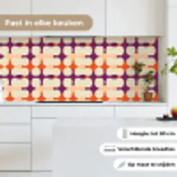 Modern - Patroon - Kleurrijk keuken achterwand 2 middel 871 -sfeer4_NL