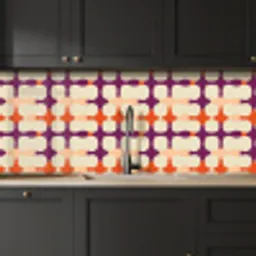 Modern - Patroon - Kleurrijk keuken achterwand 2 middel 871 -sfeer1