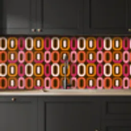 Modern - Retro - Kleurrijk keuken achterwand 2 middel 871 -sfeer1