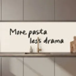 More pasta less drama keuken achterwand 2 middel zz_3dshopping