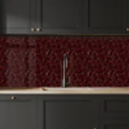 Mozaïek - Tegel - Bordeauxrood keuken achterwand 2 middel 871 -sfeer1