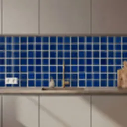 Mozaïek - Tegels- Glanzend - Blauw keuken achterwand 2 middel 871 zz_3dshopping