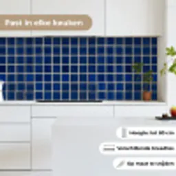 Mozaïek - Tegels- Glanzend - Blauw keuken achterwand 2 middel 871 -sfeer4_NL