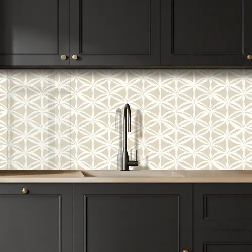 Motief - Modern - Beige keuken achterwand 2 middel 871 -sfeer1