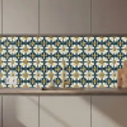 Motief - Tegel - Okergeel keuken achterwand 2 middel 871 zz_3dshopping