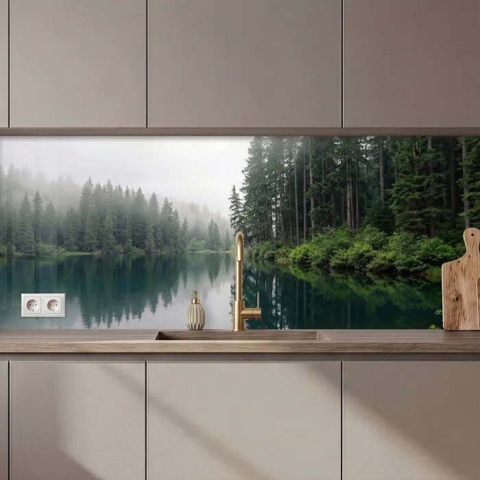 Bergen - Meer - Bos keuken achterwand 2 middel zz_3dshopping