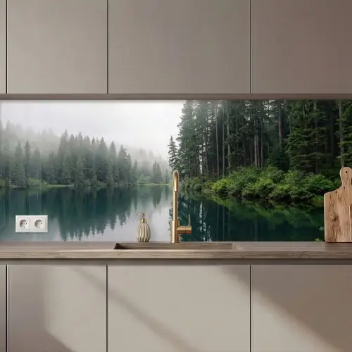 Bergen - Meer - Bos keuken achterwand 2 middel zz_3dshopping