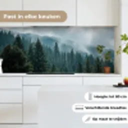Naaldwoud - Bergen - Mist keuken achterwand 2 middel -sfeer4_NL