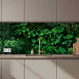 Natuur - Bos - Groen - Monstera keuken achterwand 2 middel zz_3dshopping