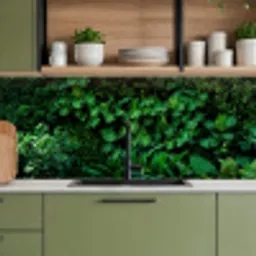 Natuur - Bos - Groen - Monstera keuken achterwand 2 middel -sfeer3