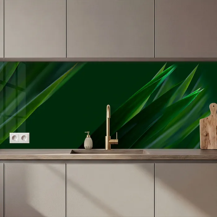 Natuur - Gras - Donkergroen keuken achterwand 2 middel zz_3dshopping