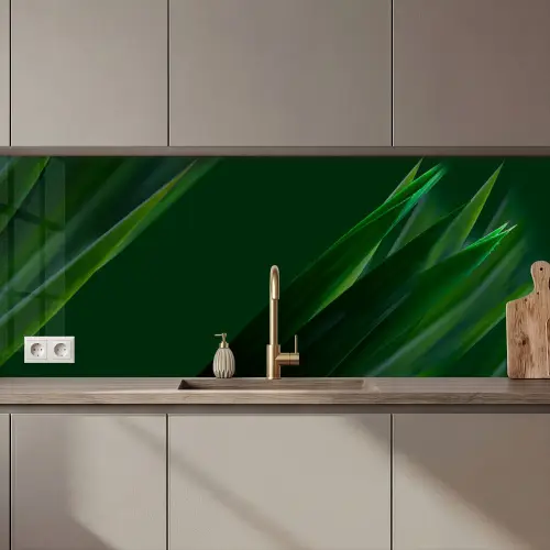 Natuur - Gras - Donkergroen keuken achterwand 2 middel zz_3dshopping
