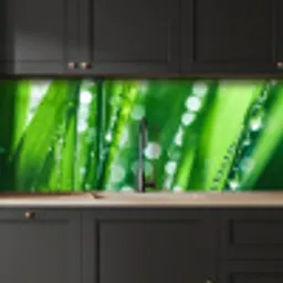 Natuur - Gras - Groen keuken achterwand 2 middel -sfeer1
