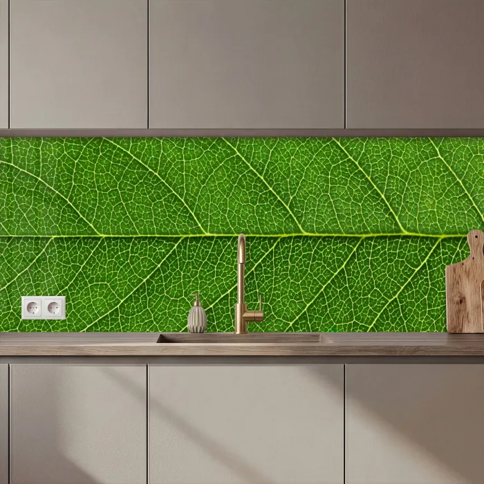 Natuur - Blad - Groen keuken achterwand 2 middel zz_3dshopping