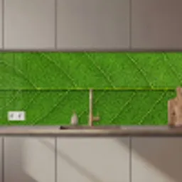 Natuur - Blad - Groen keuken achterwand 2 middel zz_3dshopping