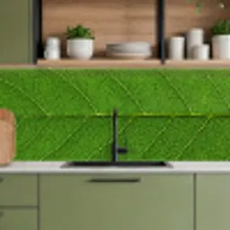Natuur - Blad - Groen keuken achterwand 2 middel -sfeer3
