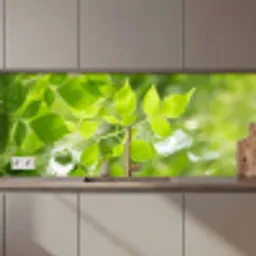 Natuur - Lente - Groen - Bladeren keuken achterwand 2 middel zz_3dshopping