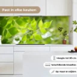Natuur - Lente - Groen - Bladeren keuken achterwand 2 middel -sfeer4_NL