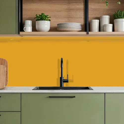Okergeel - Herfst - Interieur keuken achterwand 2 middel 871 -sfeer3