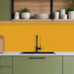 Okergeel - Herfst - Interieur keuken achterwand 2 middel 871 -sfeer3
