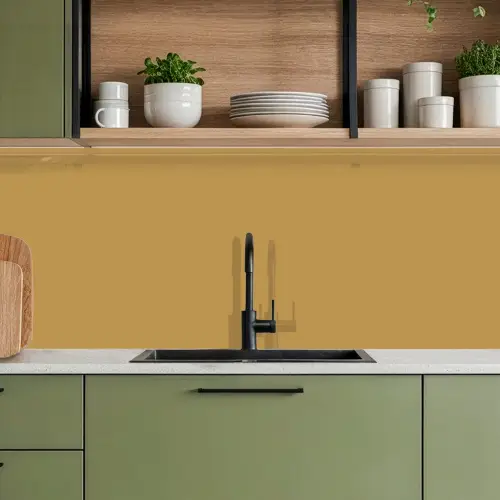 Okergeel - Kleur - Herfst - Geel - Effen - Kleuren keuken achterwand 2 middel 871 -sfeer3