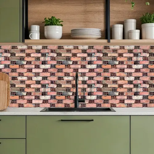 Oud - Stenen - Muur keuken achterwand 2 middel 871 -sfeer3
