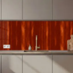 Oranje - Rood - Roest - Metaal keuken achterwand 2 middel 871 zz_3dshopping