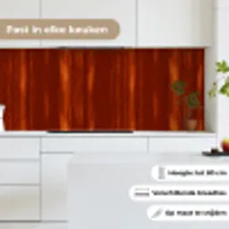 Oranje - Rood - Roest - Metaal keuken achterwand 2 middel 871 -sfeer4_NL