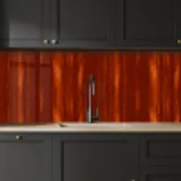Oranje - Rood - Roest - Metaal keuken achterwand 2 middel 871 -sfeer1