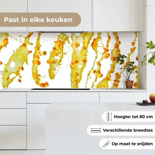 Oranje - Geel - Splash - Fruit keuken achterwand 2 middel -sfeer4_NL