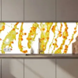 Oranje - Geel - Splash - Fruit keuken achterwand 2 middel zz_3dshopping