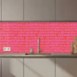 Organisch - Raster - Roze keuken achterwand 2 middel 871 zz_3dshopping