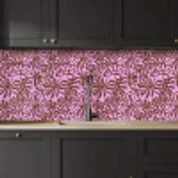 Organisch - Patroon - Roze keuken achterwand 2 middel 871 -sfeer1