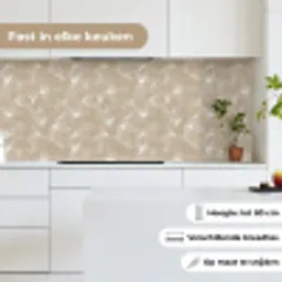 Organisch - Textuur - Beige keuken achterwand 2 middel 871 -sfeer4_NL