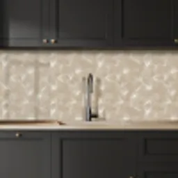 Organisch - Textuur - Beige keuken achterwand 2 middel 871 -sfeer1