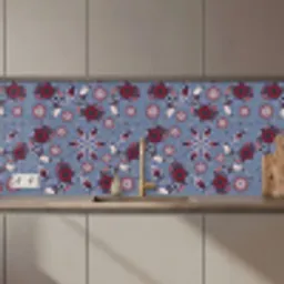Paisley - Bloemen - Patronen keuken achterwand 2 middel 871 zz_3dshopping