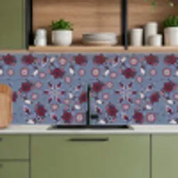 Paisley - Bloemen - Patronen keuken achterwand 2 middel 871 -sfeer3