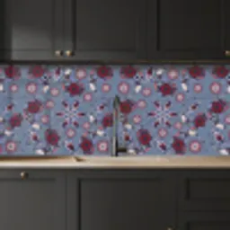 Paisley - Bloemen - Patronen keuken achterwand 2 middel 871 -sfeer1