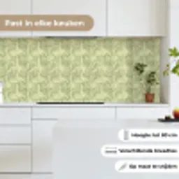 Palmwoud - Tropisch - Groen keuken achterwand 2 middel 871 -sfeer4_NL