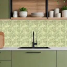Palmwoud - Tropisch - Groen keuken achterwand 2 middel 871 -sfeer3