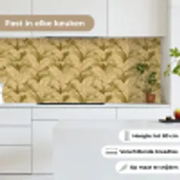 Palmbladeren - Klassiek - Groen keuken achterwand 2 middel 871 -sfeer4_NL