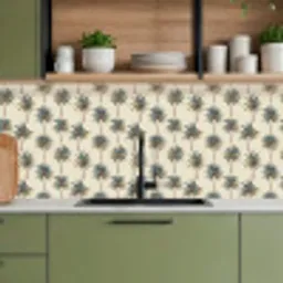 Palmbomen - Tropisch - Groen keuken achterwand 2 middel 871 -sfeer3