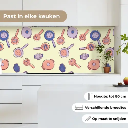 Pan - Jaren 50 - Patroon keuken achterwand 2 middel 871 -sfeer4_NL