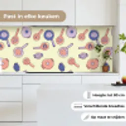 Pan - Jaren 50 - Patroon keuken achterwand 2 middel 871 -sfeer4_NL
