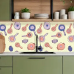 Pan - Jaren 50 - Patroon keuken achterwand 2 middel 871 -sfeer3