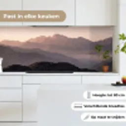 Panorama - Landschap - Bergen keuken achterwand 2 middel -sfeer4_NL