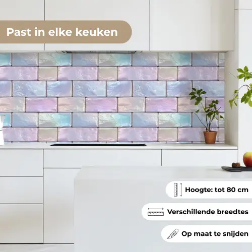 Pastelglans - Steen - Reflectie keuken achterwand 2 middel 871 -sfeer4_NL