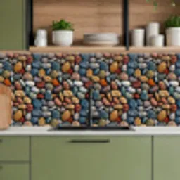 Pastel - Matte - Kiezels keuken achterwand 2 middel 871 -sfeer3